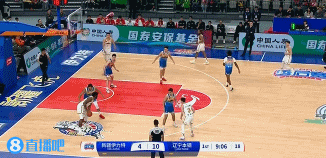 DB视讯百家乐连珠炮！鄢手骐再中三分 辽宁开场13-4领先打停新疆