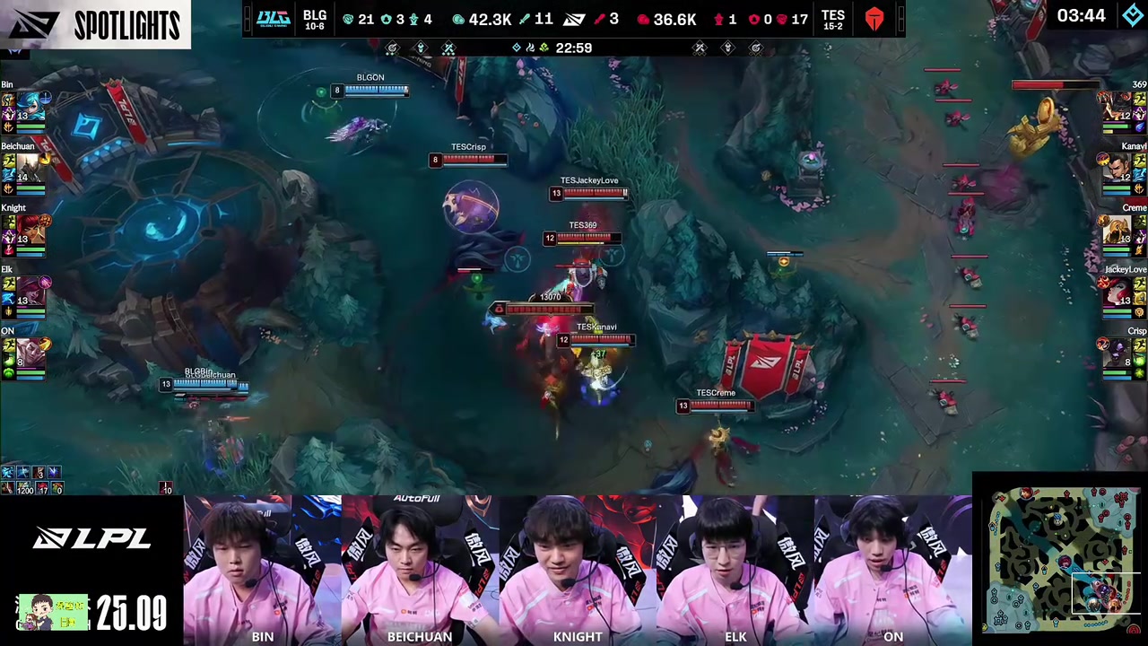 DG视讯官网平台2-0轻松取胜 BLG零封TES语音更新 北川：总算把战绩打正了！